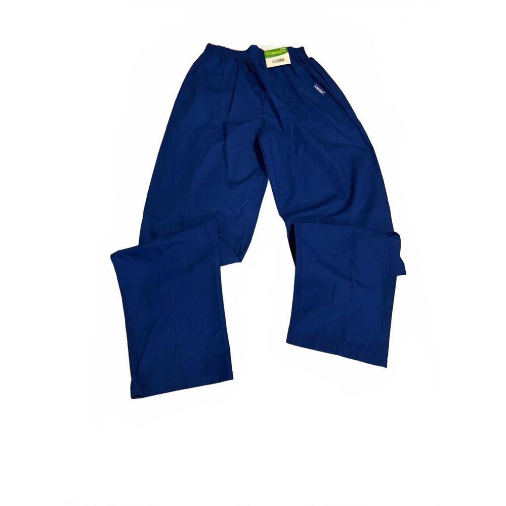 LANDAU  WOMENS SCRUB PANTS XS BLUE NEW WITH TAGS‎ ELASTIC WAIST
